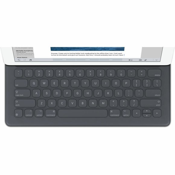 Apple 64 Key Water & Stain Resistant Smart Keyboard for iPad Pro 9.7" MM2L2AM/A - Picture 4 of 13
